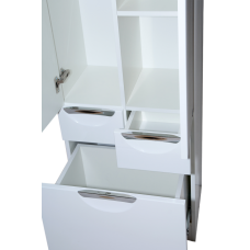 Орхидея - 50 Пенал белая эмаль без корзины с 2 ящ.