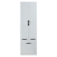 Орхидея - 60 Пенал белая эмаль / Б/К с 2 ящ.