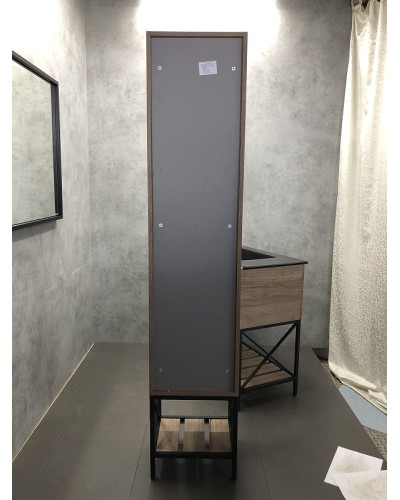 Шкаф пенал Comforty Бредфорд 40 00004148004 Дуб темный