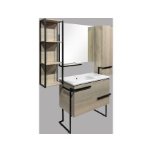 Шкаф полупенал Comforty Дюссельдорф 35 00004148025 подвесной Дуб дымчатый