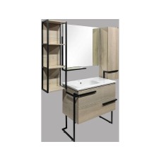 Шкаф полупенал Comforty Дюссельдорф 35 00004148025 подвесной Дуб дымчатый