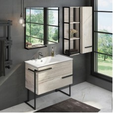 Шкаф полупенал Comforty Дюссельдорф 35 00004148025 подвесной Дуб дымчатый