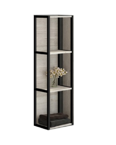 Шкаф полупенал Comforty Дюссельдорф 35М 00004148024 подвесной Дуб дымчатый