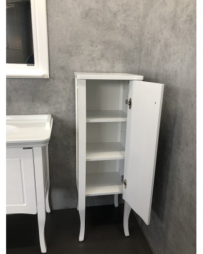 Шкаф полупенал Comforty Павия 40 00004148000 Белый глянец