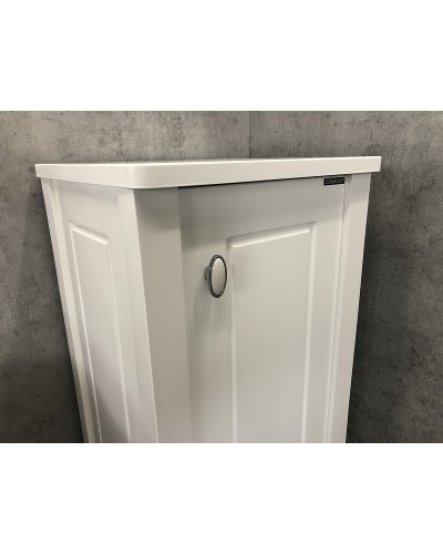 Шкаф полупенал Comforty Павия 40 00004148000 Белый глянец