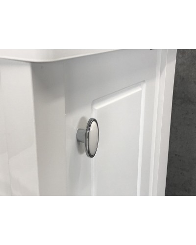 Шкаф полупенал Comforty Павия 40 00004148000 Белый глянец