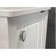 Шкаф полупенал Comforty Павия 40 00004148000 Белый глянец