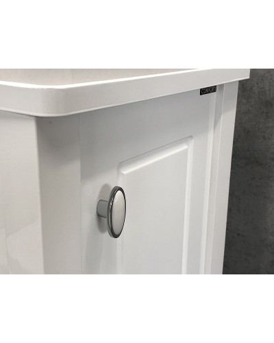 Шкаф полупенал Comforty Павия 40 00004148000 Белый глянец