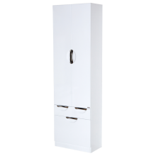 Орхидея - 60 Пенал белая эмаль / Б/К с 2 ящ.