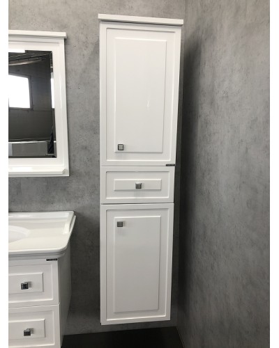 Шкаф пенал Comforty Феррара 40 00004148010 подвесной Белый глянец