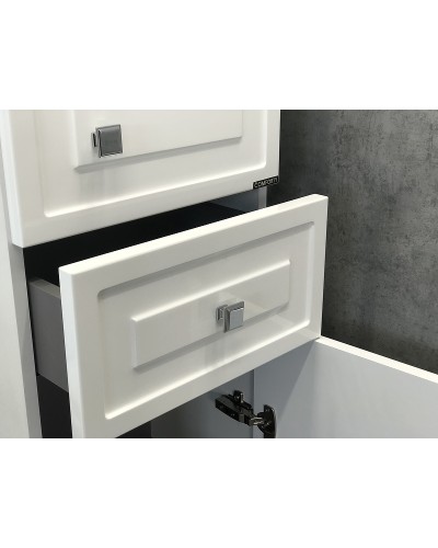 Шкаф пенал Comforty Феррара 40 00004148010 подвесной Белый глянец