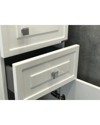 Шкаф пенал Comforty Феррара 40 00004148010 подвесной Белый глянец