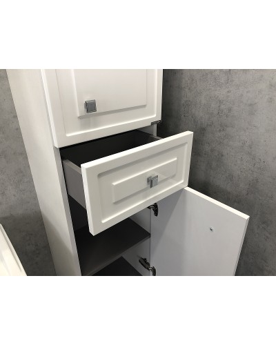 Шкаф пенал Comforty Феррара 40 00004148010 подвесной Белый глянец