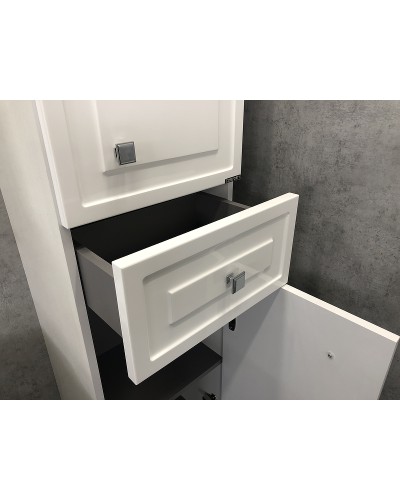 Шкаф пенал Comforty Феррара 40 00004148010 подвесной Белый глянец