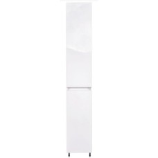 Шкаф пенал Style Line Даллас 30 Люкс с бельевой корзиной Белый