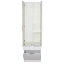 Орхидея - 60 Пенал белая эмаль / Б/К с 2 ящ.