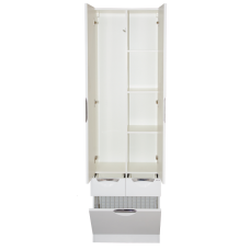 Орхидея - 60 Пенал белая эмаль / Б/К с 2 ящ.