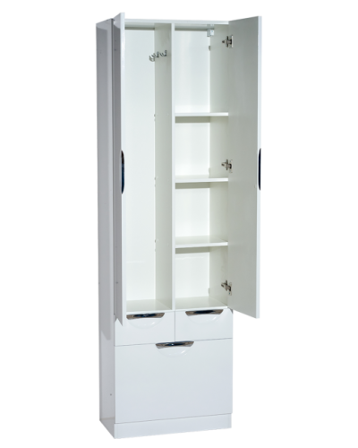 Орхидея - 60 Пенал белая эмаль / Б/К с 2 ящ.