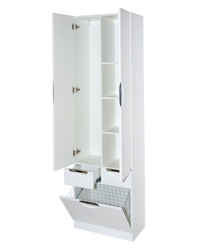 Орхидея - 60 Пенал белая эмаль / Б/К с 2 ящ.