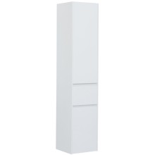 Шкаф пенал Aquanet Бруклин 35 203966 Белый глянец