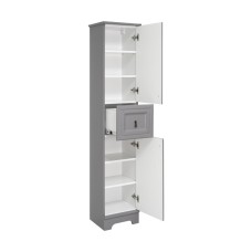 Лувр - 35 Пенал с 1 ящ. серый прав. О