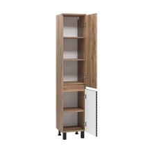 DAKOTA - 35 Пенал подвес/напол. правый (ДСП (Дуб Гал. Черный кварц)