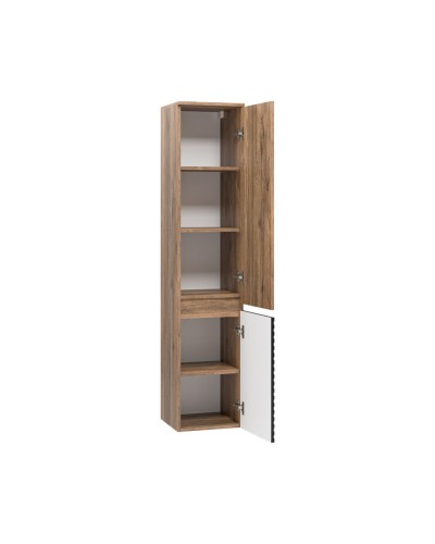 DAKOTA - 35 Пенал подвес/напол. правый (ДСП (Дуб Гал. Черный кварц)