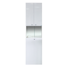 Пенал - угловой Юлия  с зеркалом / Б/К