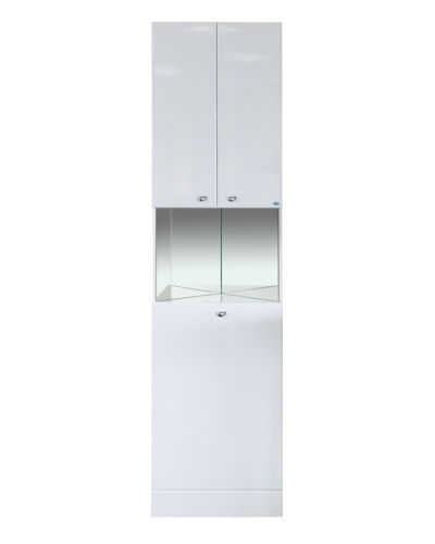 Пенал - угловой Юлия  с зеркалом / Б/К