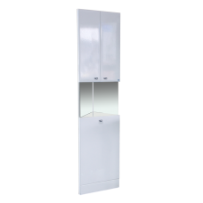 Пенал - угловой Юлия  с зеркалом / Б/К