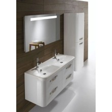 Подвесная колонна левосторонняя белый глянец Jacob Delafon Replay EB1074G-G1C