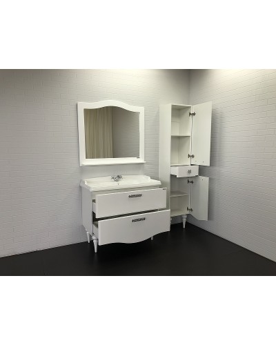 Шкаф пенал Comforty Монако 40 R 00003129168 Белый глянец