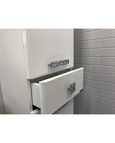 Шкаф пенал Comforty Монако 40 R 00003129168 Белый глянец