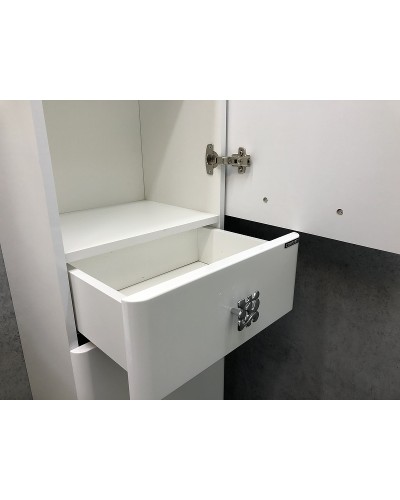 Шкаф пенал Comforty Монако 40 R 00003129168 Белый глянец