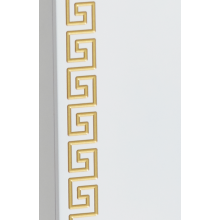 Престиж - 35 Пенал левый белый золотая патина