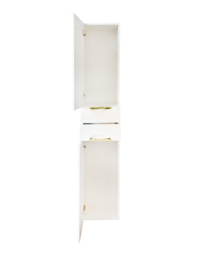 Престиж - 35 Пенал левый белый золотая патина