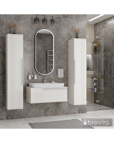 SAVOY - 35 Пенал подвесной прав./лев. белый