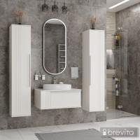 SAVOY - 35 Пенал подвесной прав./лев. белый