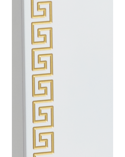 Престиж - 35 Пенал правый белый золотая патина