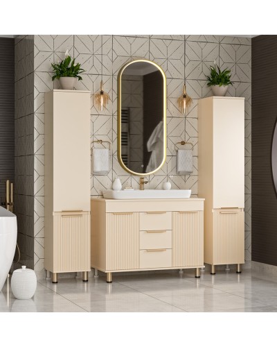 ENFIDA - 35 Пенал универс. левый бежевый