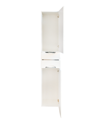 Престиж - 35 Пенал правый белый серебряная патина