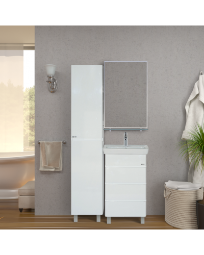 Прима  - 35 пенал  лев. белая эмаль