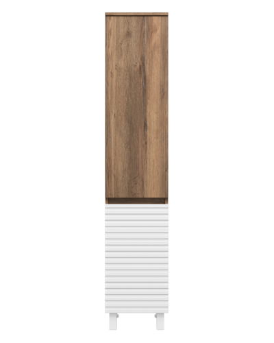 DAKOTA - 35 Пенал подвес/напол. левый (ДСП (Дуб Гал. Белый)