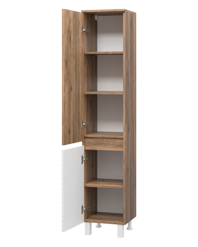 DAKOTA - 35 Пенал подвес/напол. левый (ДСП (Дуб Гал. Белый)