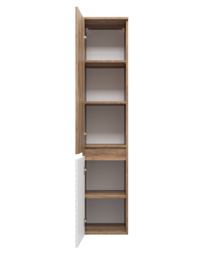 DAKOTA - 35 Пенал подвес/напол. левый (ДСП (Дуб Гал. Белый)