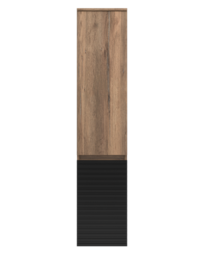 DAKOTA - 35 Пенал подвес/напол. левый (ДСП (Дуб Гал. Черный кварц)