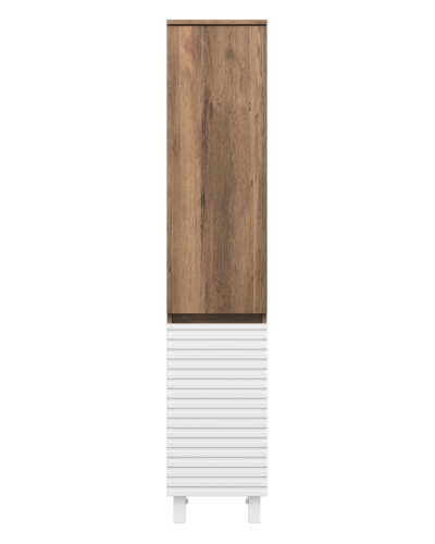 DAKOTA - 35 Пенал подвес/напол. правый (ДСП (Дуб Гал. Белый)