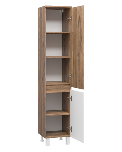 DAKOTA - 35 Пенал подвес/напол. правый (ДСП (Дуб Гал. Белый)