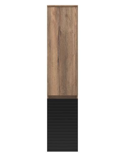 DAKOTA - 35 Пенал подвес/напол. правый (ДСП (Дуб Гал. Черный кварц)