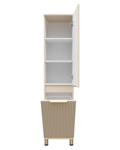 ENFIDA - 40 Пенал универс. правый бежевый с Б/К
